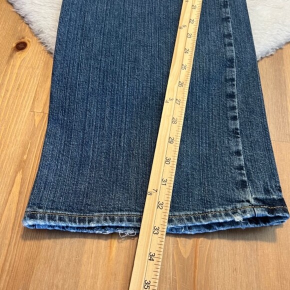 Banana Republic Womens Blue Contoured Boot Cut Stretch Mid Rise Denim Jeans Sz 8 - Picture 12 of 12